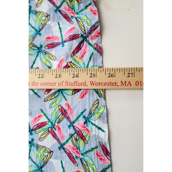Talbots 1X Dragonfly print short sleeve T-shirt top cotton - Picture 5 of 7